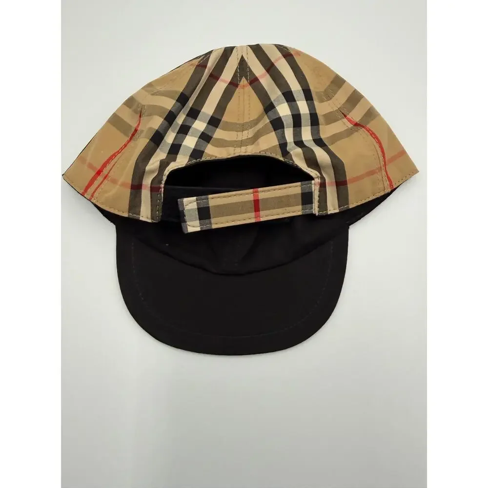 Burberry check cotton toddler hat new
